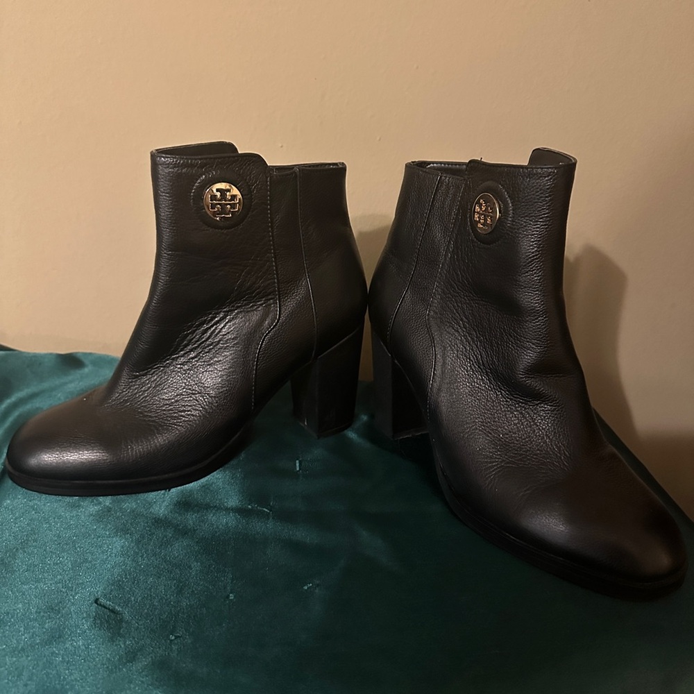 Tory Burch Black Ankle Booties